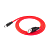 Кабель HOCO X21 Plus USB (m)-Type-C (m) 1.0м 3.0A силикон черный красный (1/28/168)
