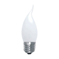 Лампа накаливания Feron E27 60W 170-265V свеча на ветру матовая