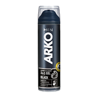 Гель для бритья и умывания Arko Black 200мл (1/24)