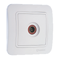 Розетка TV Makel Lillium 1гн. белый 70007 (1/12)