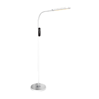 Торшер Camelion KD-871F 15W 230V LED 3 режима на основании с пультом белый (1/3) 