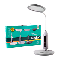 Светильник настольный Camelion KD-862 10W IP20 на основании сенс. 1.45м серый (1/6)