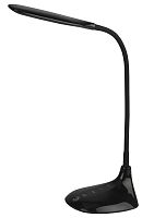 Светильник настольный ЭРА NLED-452 9W 220V 48LED на основании сенс. 5 ур.ярк.+3 цв. черный (1/8)