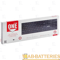 Клавиатура проводная Smartbuy 238 ONE классическая USB 1.5м мультимед. черный (1/20)