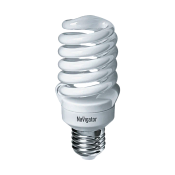 Лампа люминесцентная Navigator SF10 E14 11W 4000К 220-240V спираль (1/12/108)