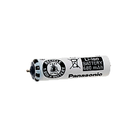 Аккумулятор для эпилятора Panasonic Li-ion AA белый 680мАч 14500 короткий пин