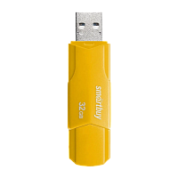 Флеш-накопитель Smartbuy Clue 32GB USB2.0 пластик желтый 