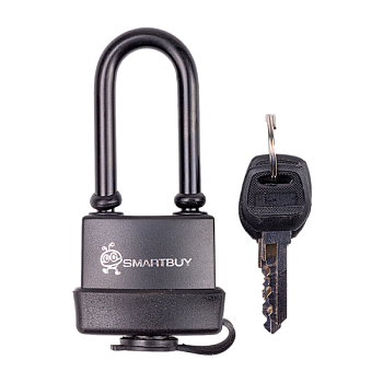 Замок Smartbuy навесной 35х40мм удлиненная дужка 3 ключа