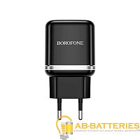Сетевое З/У Borofone BA36A 1USB 3.0A 18W QC3.0 черный (1/65/260)