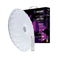 Светильник настенно-потолочный Космос ASTRA Premium 120W 230V LED накладной пульт ДУ белый (1/5)