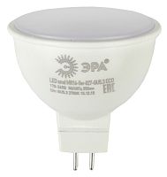 Лампа светодиодная ЭРА MR16 GU5.3 5W 2700К 220-240V софит матовая (1/10/200)