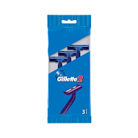 Бритва Gillette 2 лезвия пластиковая ручка 3шт. (1/40)