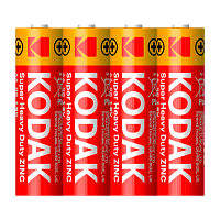 Батарейка Kodak Extra R6 AA Shrink 4 Heavy Duty 1.5V (4/24/576/34560)