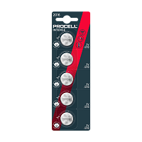 Батарейка Duracell Procell INTENSE CR2016 BL5 Lithium 3V (5/20/200) 