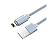 Кабель HOCO U40A USB (m)-Lightning (m) 1.0м 2.0A нейлон магнит серый (1/28/168)