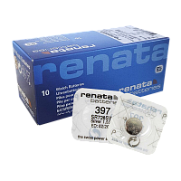 Батарейка Renata 397 (SR726SW) Silver Oxide 1.55V (1/10/100) 