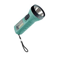 Фонарь ручной Космос 123B 1WLED+4SMDLED от батареек 1хАА IP42 АКЦИЯ ПОДАРОК К ЗАКАЗУ (1/12/96)