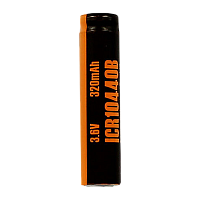 Аккумулятор ET ICR10440B-HT 10.2*43.7 320mAh Li-ion (ET PVC jacket)