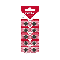 Батарейка Smartbuy G12/LR1142/LR43/386A/186 BL10 Alkaline 1.5V (10/200/2000) 