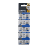 Батарейка GoPower G6/LR920/LR69/371A/171 BL10 Щелочная 1.5V (10/100/3600)
