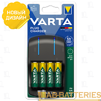 З/У для аккумуляторов Varta Plug Charger (57647) AA/AAA 4 слота +4AA 2100mAh
