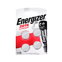 Батарейка Energizer CR2016 BL4 Lithium 3V (4/40/560) 