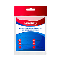 Изолента Smartbuy 25мм*3м силикон самовулканизирующаяся черный (1/80)