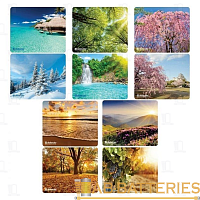 Коврик для мыши Defender Silk Pad Nature 230x190x1.6мм ассорти (1/20/200)