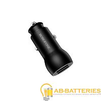Автомобильное З/У Borofone BZ9 2USB 3.1A черный (1/42/168)