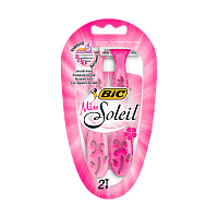 Бритва BIC "Miss Soleil Pink" 3 лезвия 4шт. (1/10)