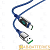 Кабель HOCO S51 Lightning (m)-Type-C (m) 1.2м 2.1A 20W нейлон дисплей синий (1/16/160)