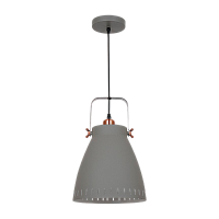 Светильник потолочный Camelion PL-428L New York 60W 230V E27 подвес серый (1/6)