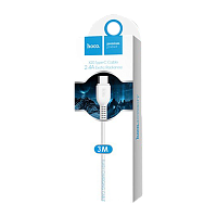 Кабель HOCO X20 USB (m)-Type-C (m) 3м 2.0A ПВХ белый (1/30/300)