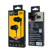 Наушники внутриканальные GFPower M10 с микр. черный 