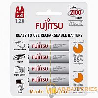 Аккумулятор профессиональный Fujitsu HR6 AA BL4 NI-MH 1900mAh (4/40/480)  | Ab-Batteries | Элементы питания и аксессуары для сотовых оптом