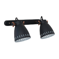 Светильник настенный Camelion WML-428-2 New York 40W 230V E27 черный (1/6)