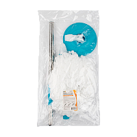 Швабра для пола Рыжий кот «Торнадо» 115см телескопическая с насадкой из микрофибры (1/10/40)