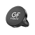 Держатель автомобильный GFPower CH-01 в воздуховод магнит черный (1/300)
