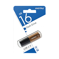 Флеш-накопитель Smartbuy X-Cut 16GB USB2.0 пластик коричневый