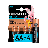 Батарейка Duracell ULTRA POWER LR6 AA BL4 Alkaline 1.5V (4/80/33440)