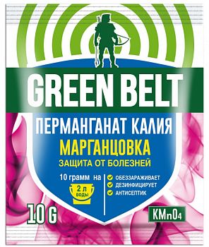 Средство GREEN BELT Перманганат калия от болезней растений 10г (1/50)