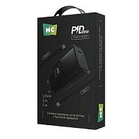 Сетевое З/У MORE CHOICE NC68a Type-C 3.0A 35W PD3.0 черный (1/50/200) 