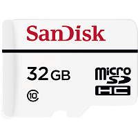 Карта памяти microSD SanDisk High Endurance 32GB Class10 20 МБ/сек с адаптером
