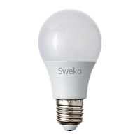 Лампа светодиодная Sweko A60 E27 13W 6500К 230V груша (1/5/100)