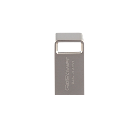 Флеш-накопитель GoPower MINI 32GB USB2.0 металл серебряный (1/50/1000)
