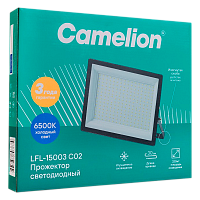 Прожектор светодиодный Camelion LFL-15003 150W 230V IP65 6500К черный (1/2)