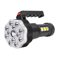 Фонарь ручной Ultraflash LED51537 3W 16LED от аккумулятора microUSB 4 режима черный (1/10/40)