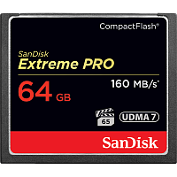 Карта памяти CF SanDisk Extreme Pro 64GB 1067x 160 МБ/сек UDMA 7