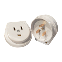 Разъем печной Прогресс с/у  пластиковый  с/з  белый (1/6/72)