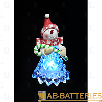 Фигурка Космос "Дед Мороз" пластик 10см с подсветкой со шнурком (1/29)